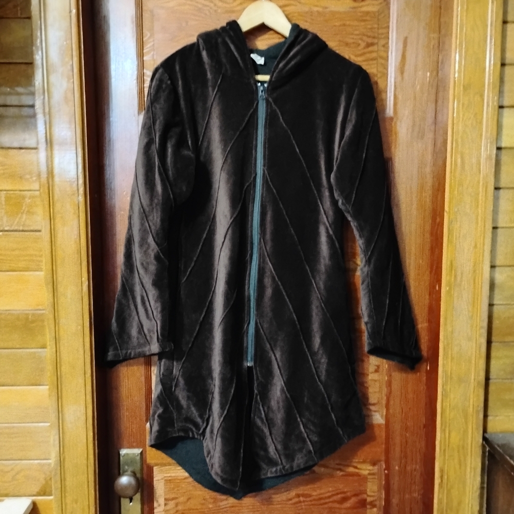 Brown Fleece Coat size M/L